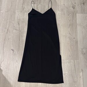 Topshop Chic Black Slip Dress